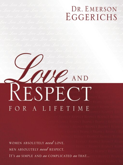 Title details for Love and Respect for a Lifetime (Gift Book) by Dr. Emerson Eggerichs - Wait list